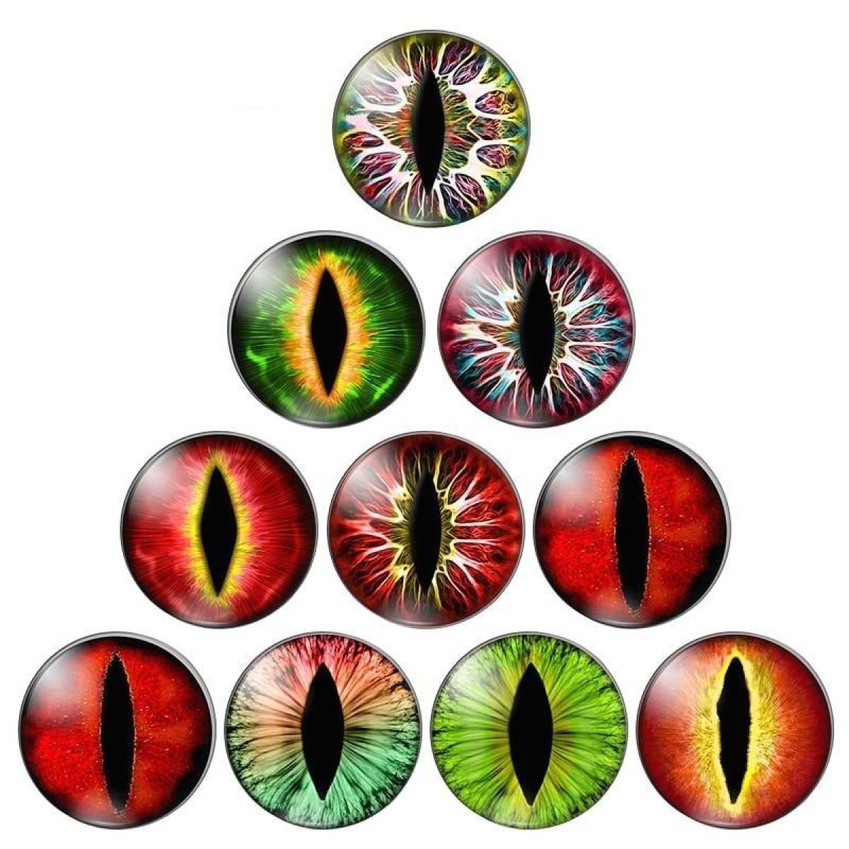 Glass Cabochons - Eyes for Dolls & Figurines (200+) - Asia Sell