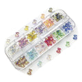 Teddy 3D Nail Art Sequins Mix Colours 60pcs Set