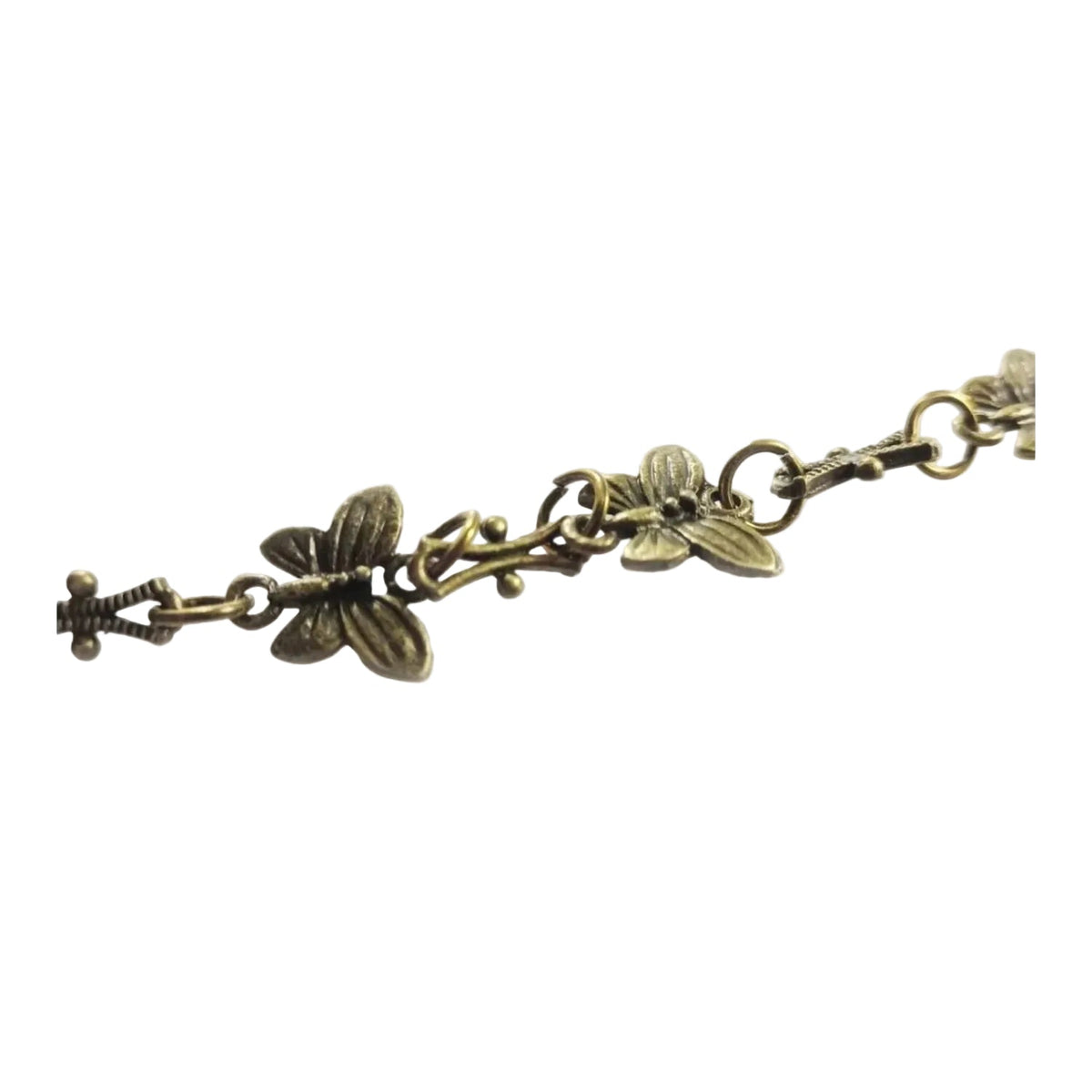 Alloy Butterfly Chain 1 Metre Antique Bronze