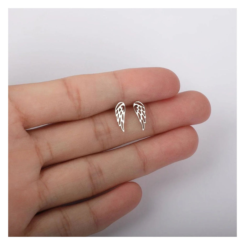 Night Owl & Hummingbird Swallow Stud Earrings 316L Stainless Steel