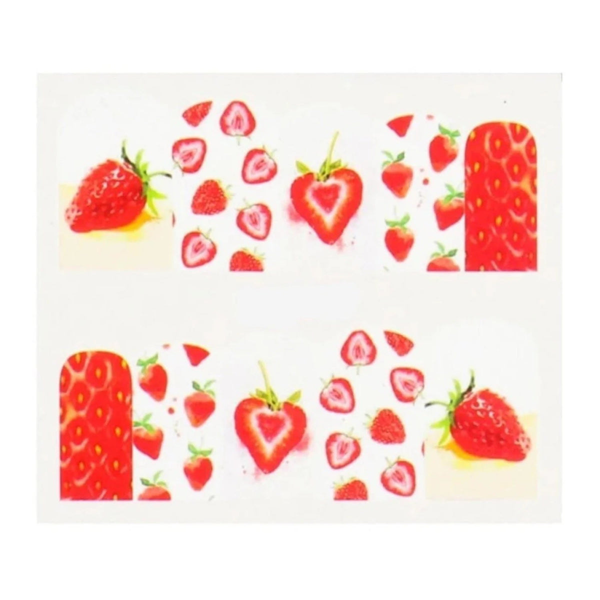 Summer Fruit Nail Art Sticker Sheet 6.4x5.3cm – BN-1598