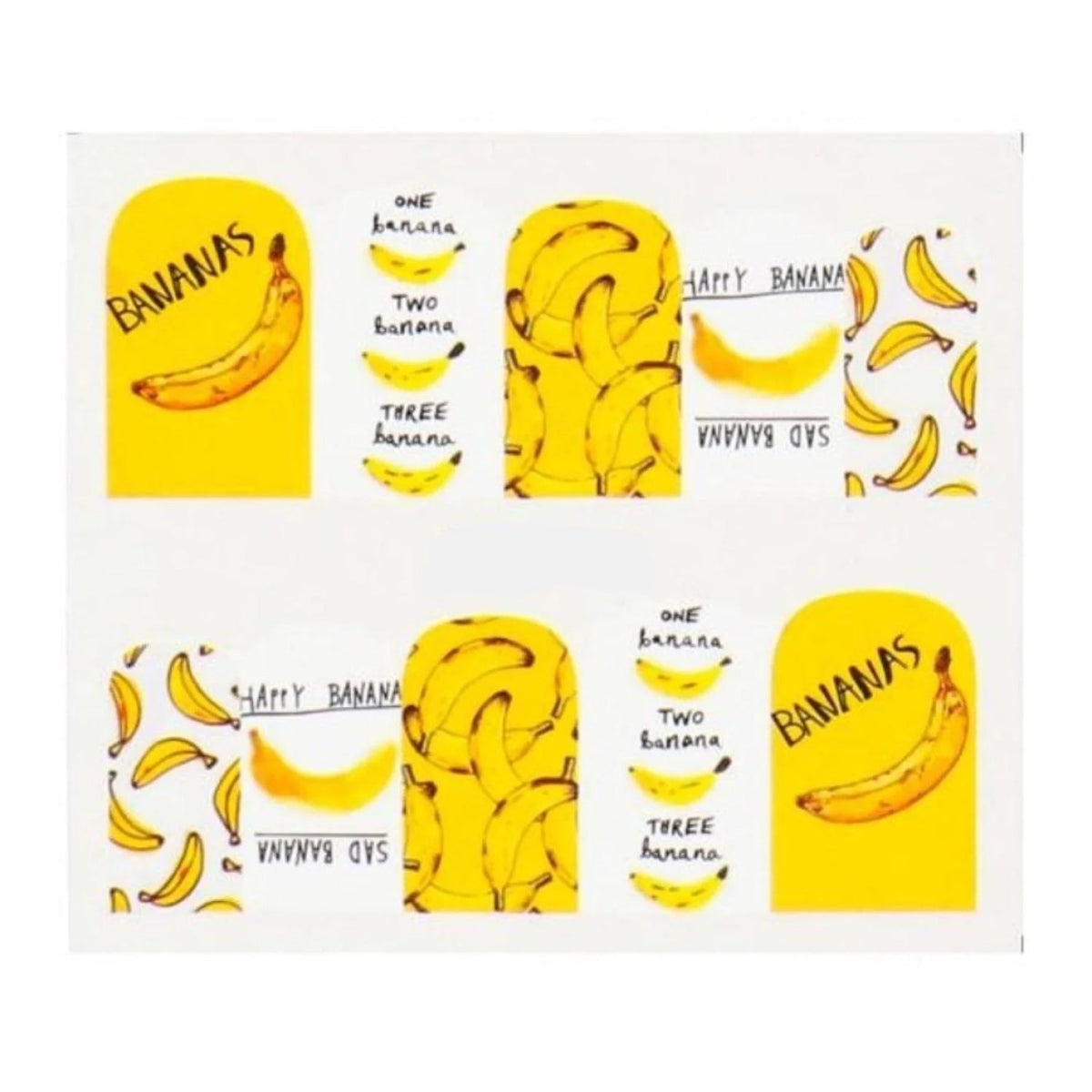 Summer Fruit Nail Art Sticker Sheet 6.4x5.3cm – BN-1601
