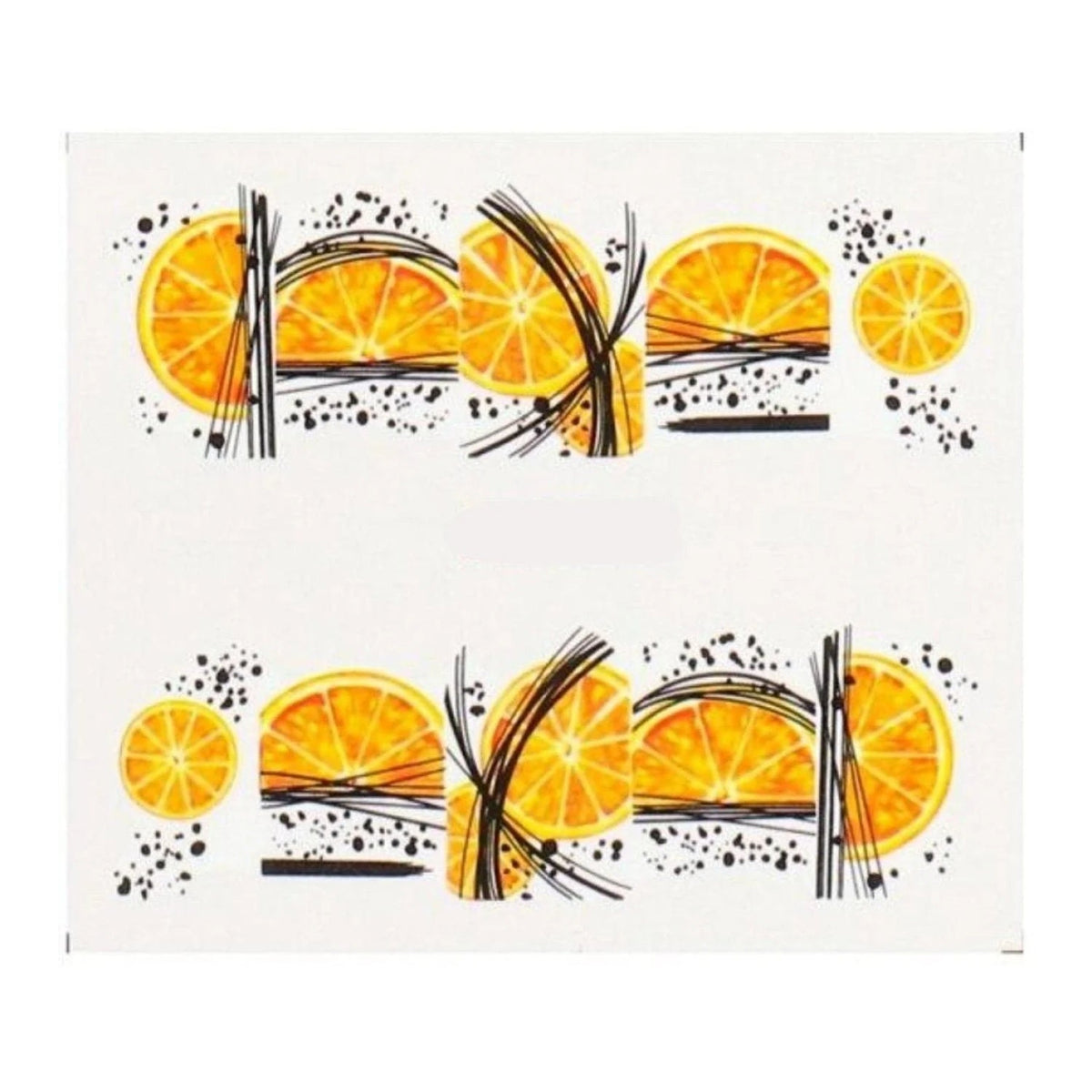 Summer Fruit Nail Art Sticker Sheet 6.4x5.3cm – BN-1605