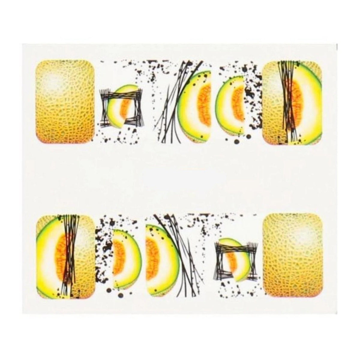 Summer Fruit Nail Art Sticker Sheet 6.4x5.3cm – BN-1608