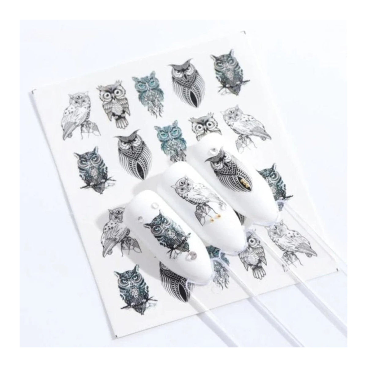 Nail Water Transfer Sticker Sheet Cartoon Flamingo Animal Designs – STZ670