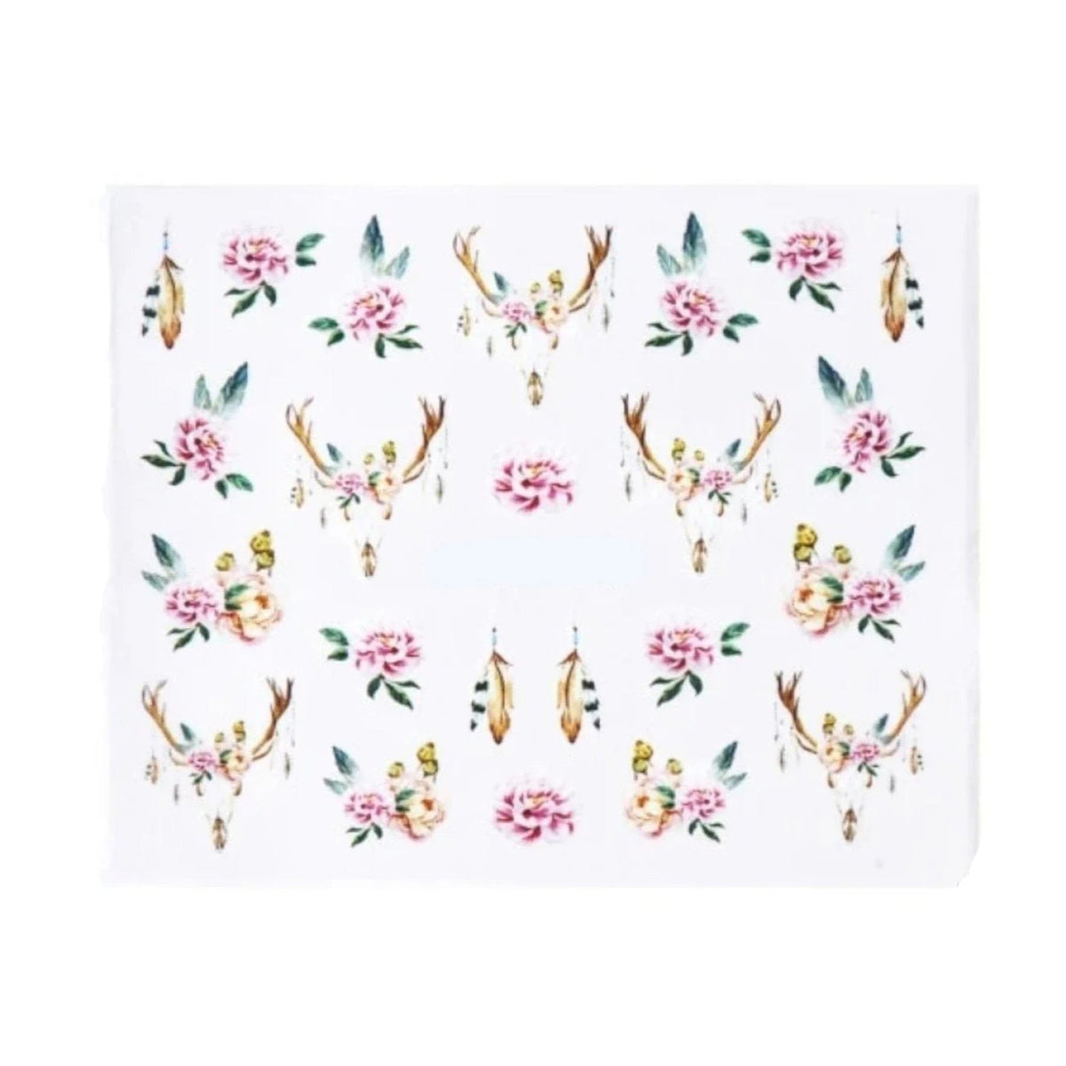 Nail Water Transfer Sticker Sheet Cartoon Flamingo Animal Designs – STZ770