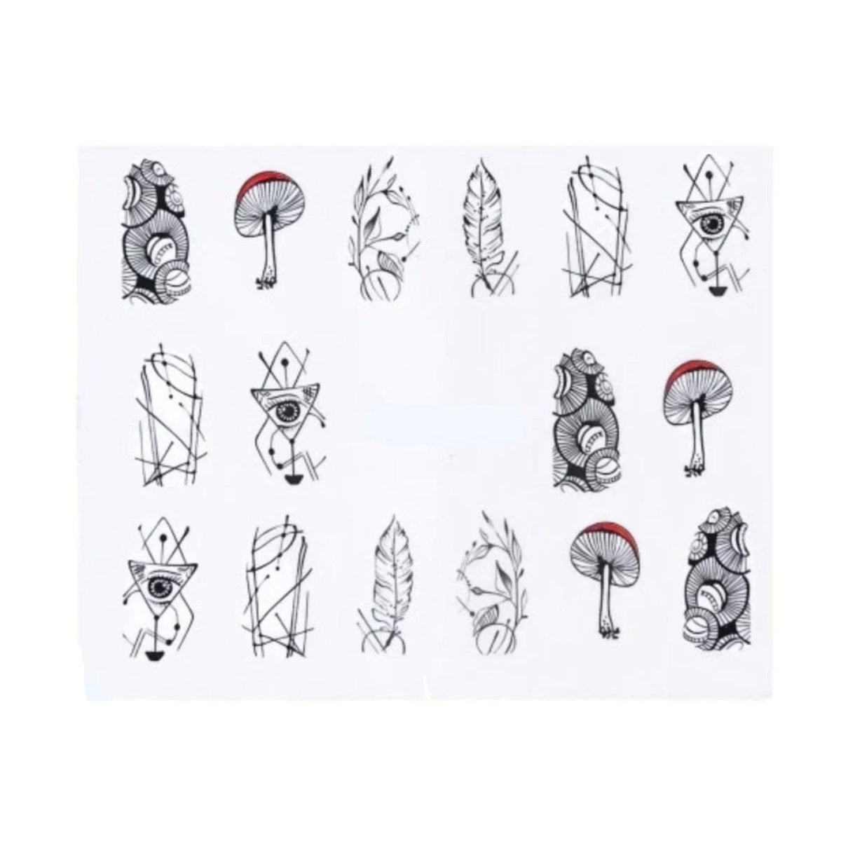 Nail Water Transfer Sticker Sheet Cartoon Flamingo Animal Designs – STZ771