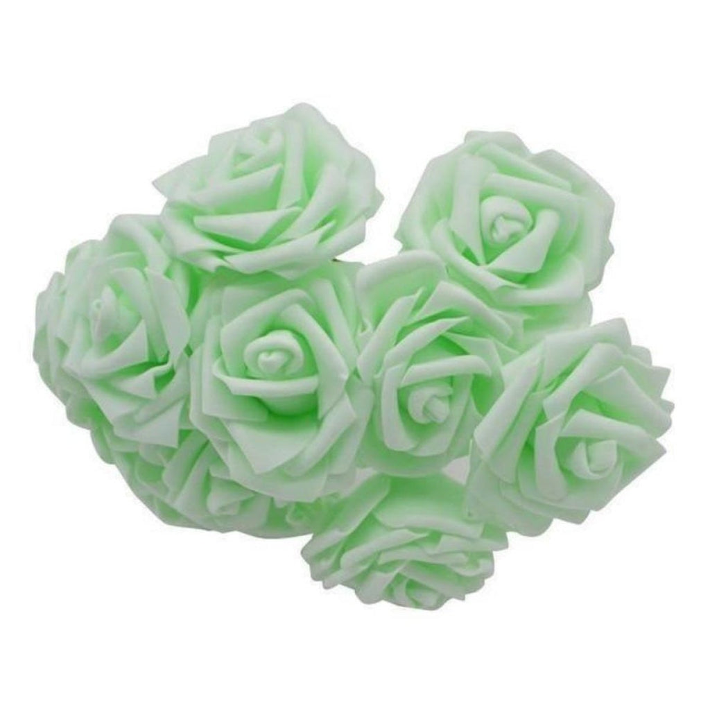 7cm Foam Rose Artificial Flowers – Pack of 10, 40 or 100