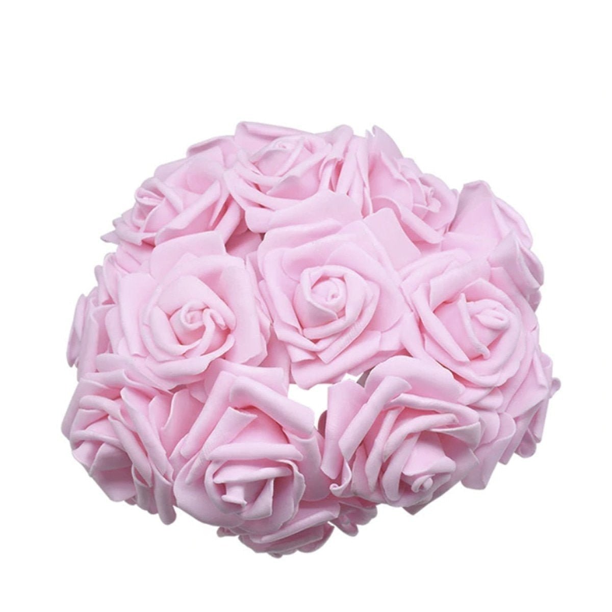 7cm Foam Rose Artificial Flowers – Pack of 10, 40 or 100
