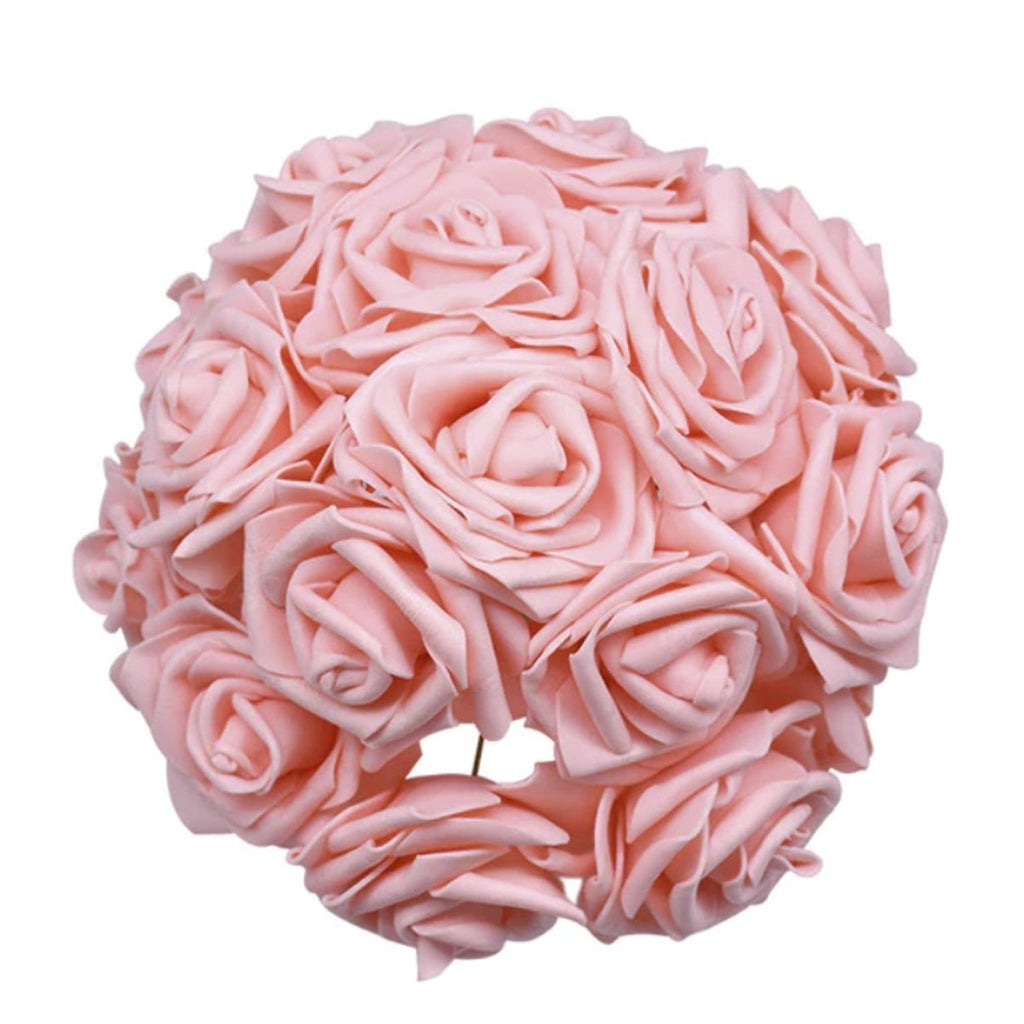 7cm Foam Rose Artificial Flowers – Pack of 10, 40 or 100