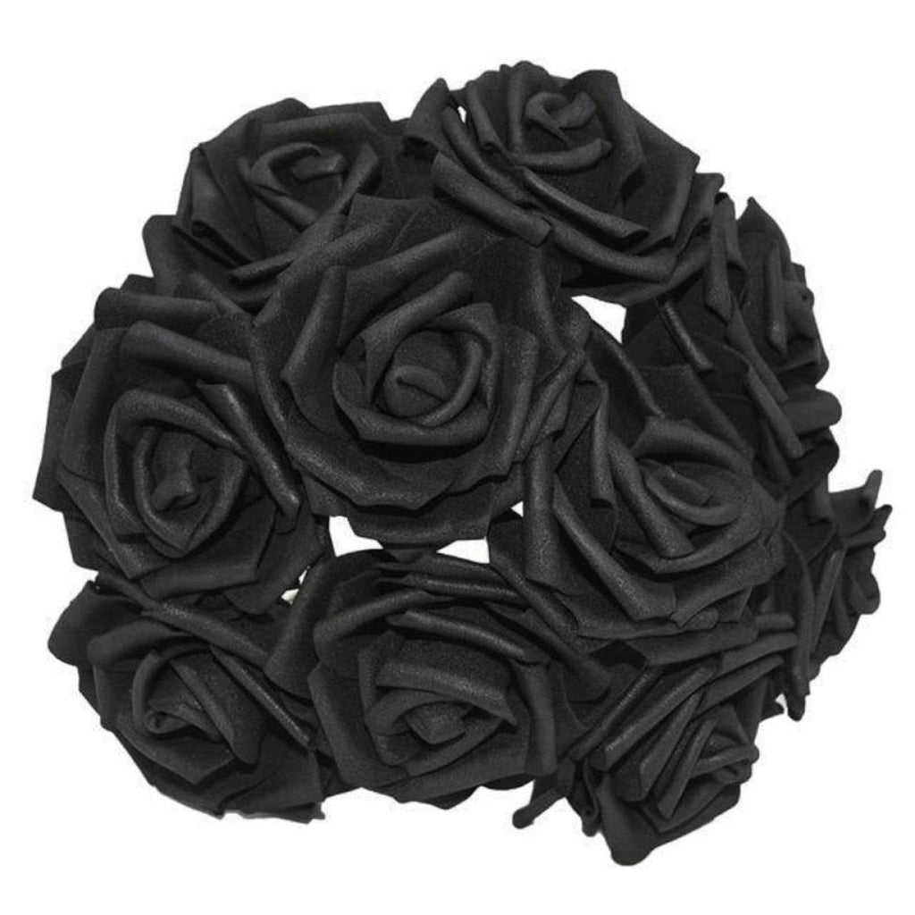 7cm Foam Rose Artificial Flowers – Pack of 10, 40 or 100