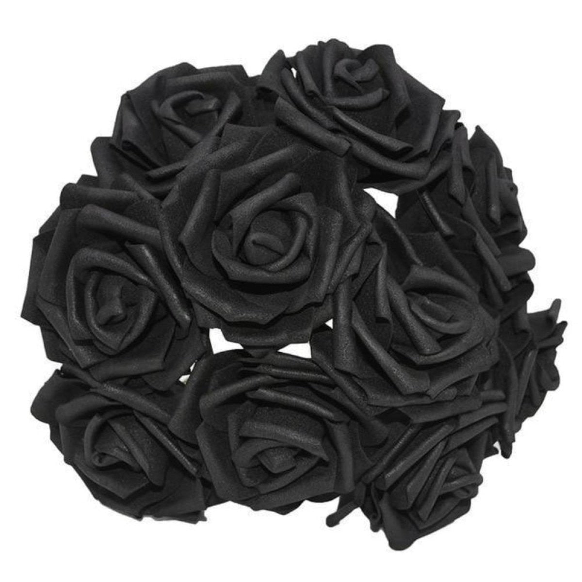 7cm Foam Rose Artificial Flowers – Pack of 10, 40 or 100