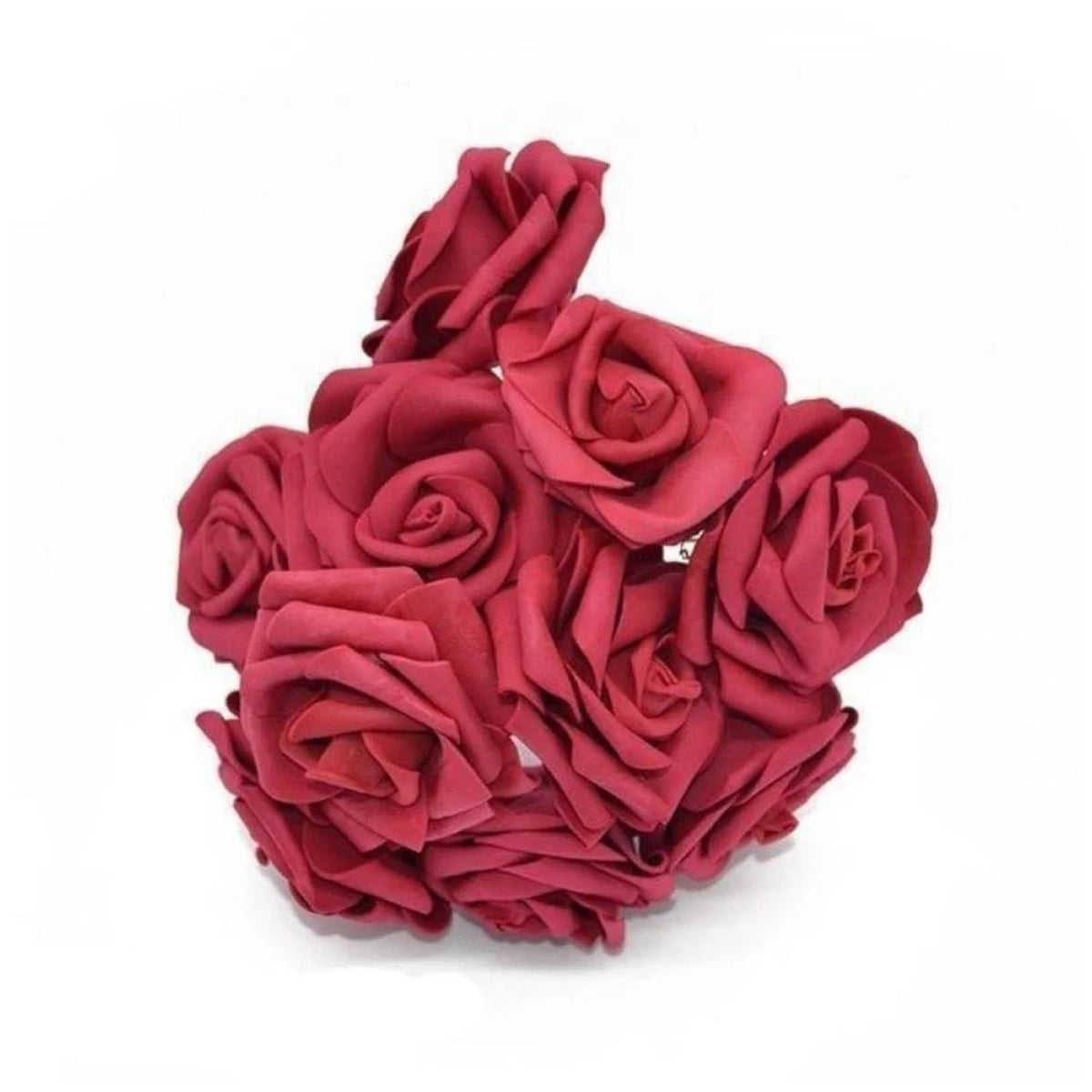 7cm Foam Rose Artificial Flowers – Pack of 10, 40 or 100