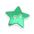 13mm Star-Shape Clothing Buttons – Green, Silver, Gold or Red – Green / 10pcs, Green / 20pcs, Green / 50pcs