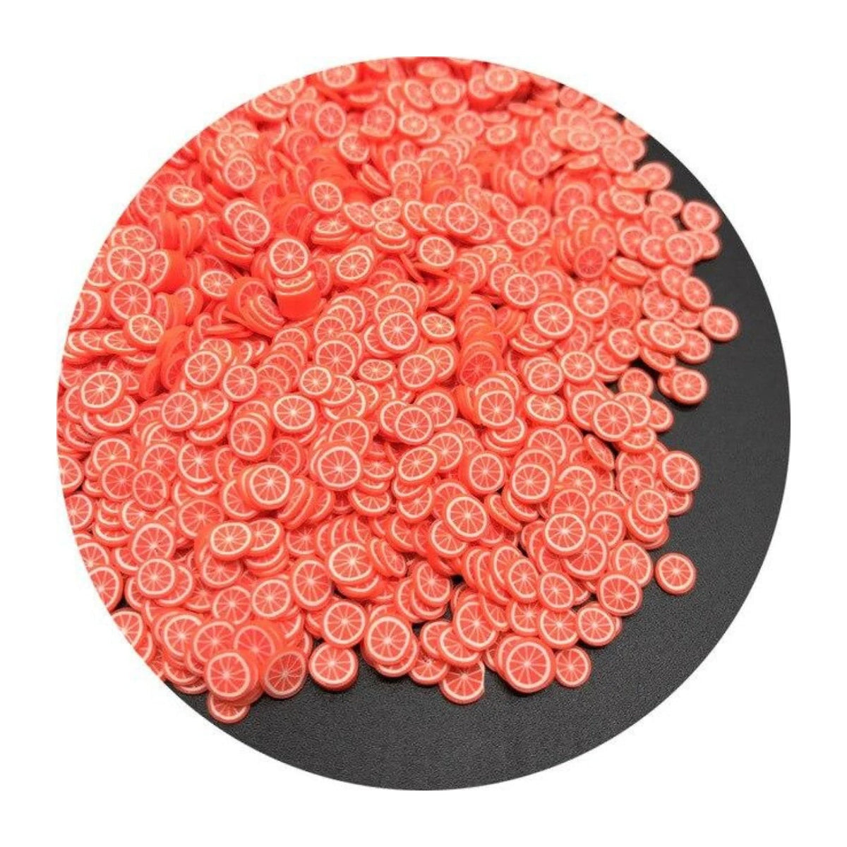 1000 Mixed Fruit Animal Clay Beads 3-6mm