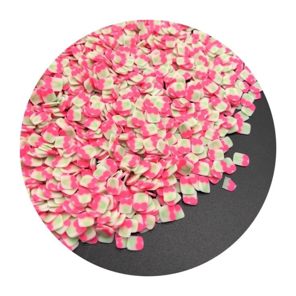 1000 Mixed Fruit Animal Clay Beads 3-6mm