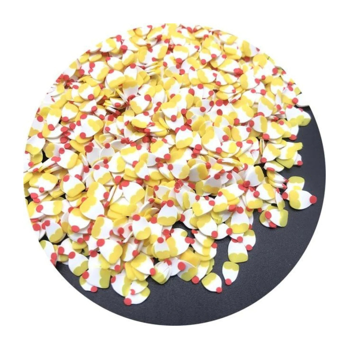 1000 Mixed Fruit Animal Clay Beads 3-6mm