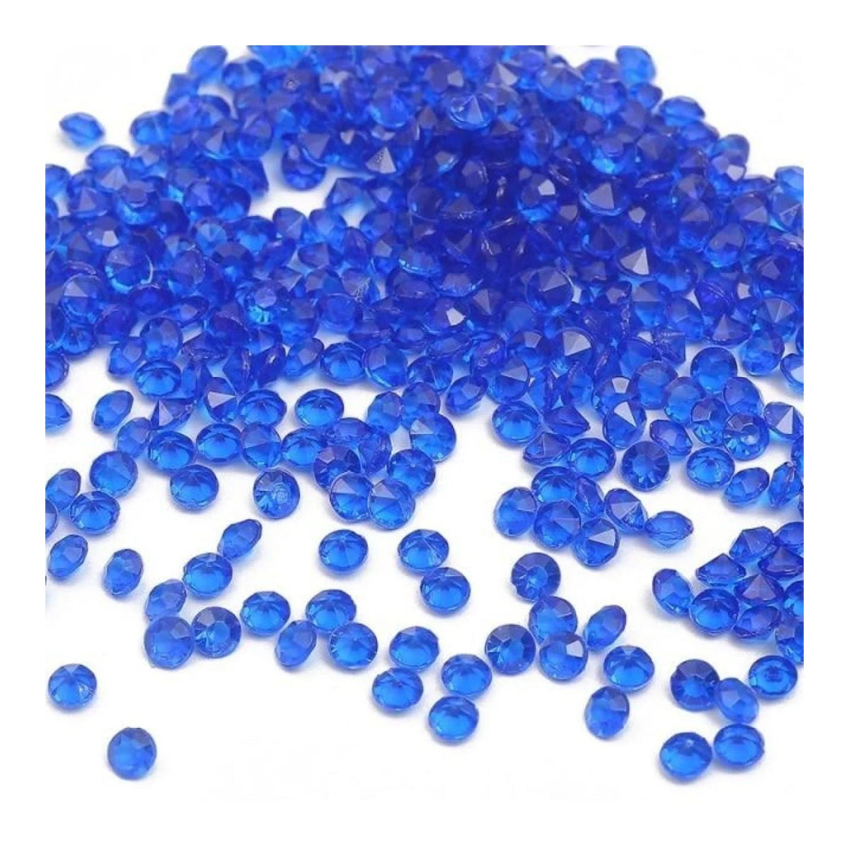 1000 x 4.2mm Acrylic Diamond Crystal Scatter Beads – royal blue / 4.2mm