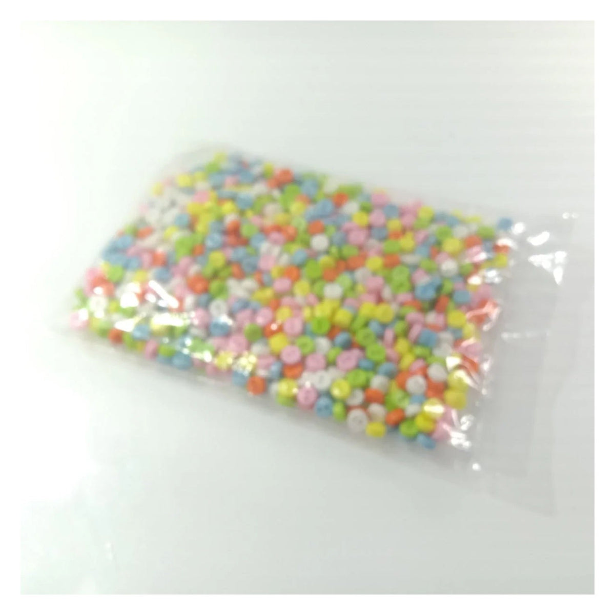 1000pcs 6mm Mixed Colour 2-Hole Resin Mini Buttons