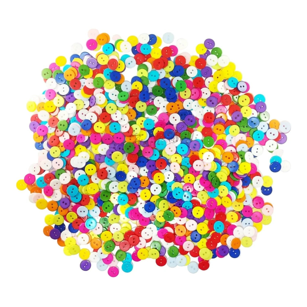 1000pcs Mixed Button Sets – Wood or Resin – Multicoloured 15mm