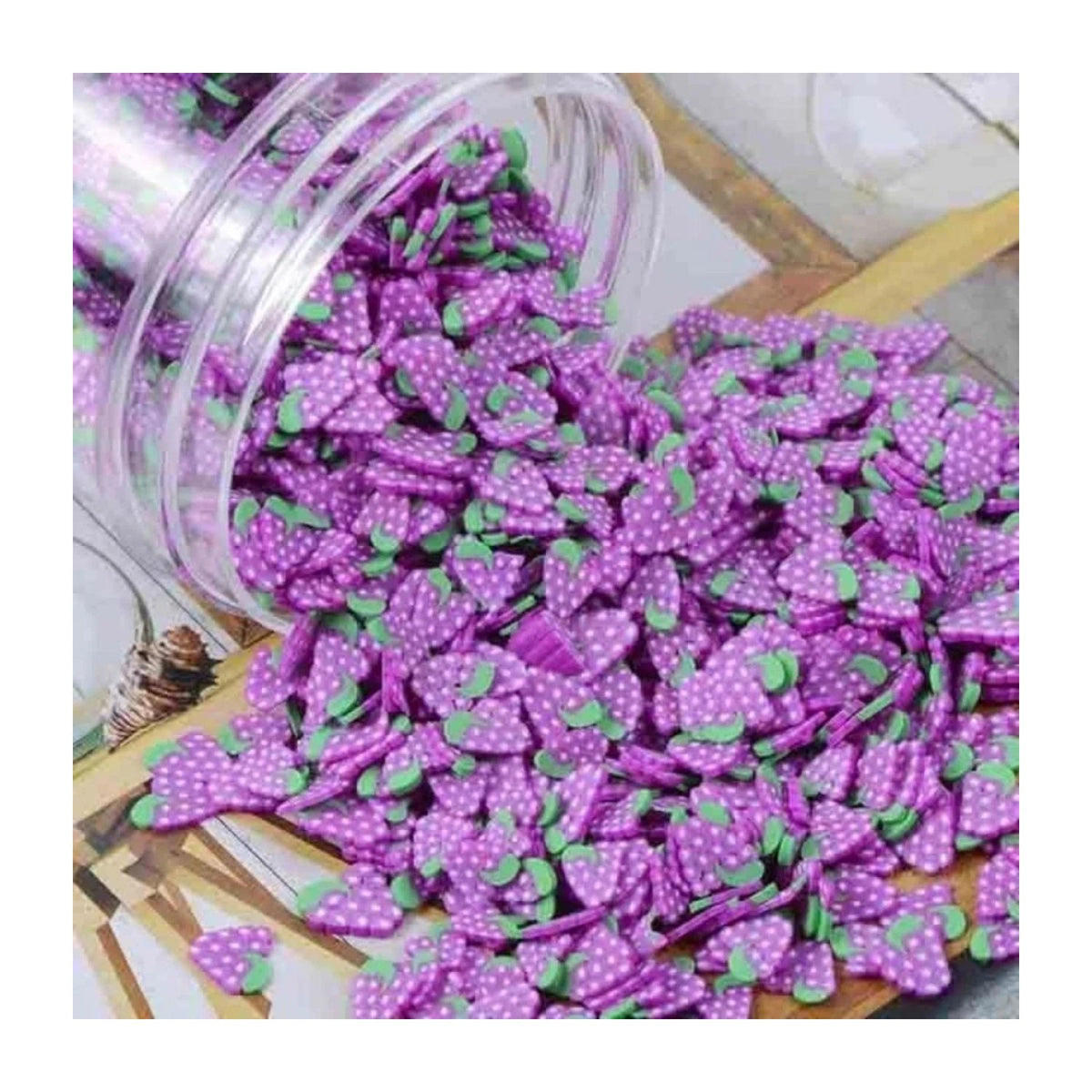 Fruit Slice Nail Art Charms 10g Mixed Variety – Grape bunch