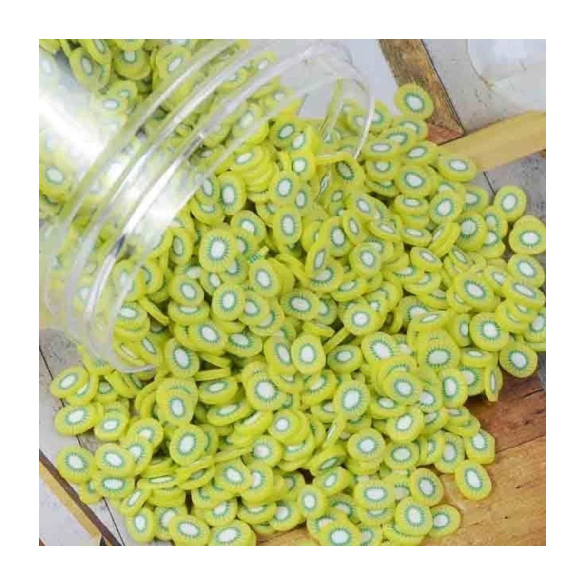 Fruit Slice Nail Art Charms 10g Mixed Variety – Kiwi fruit