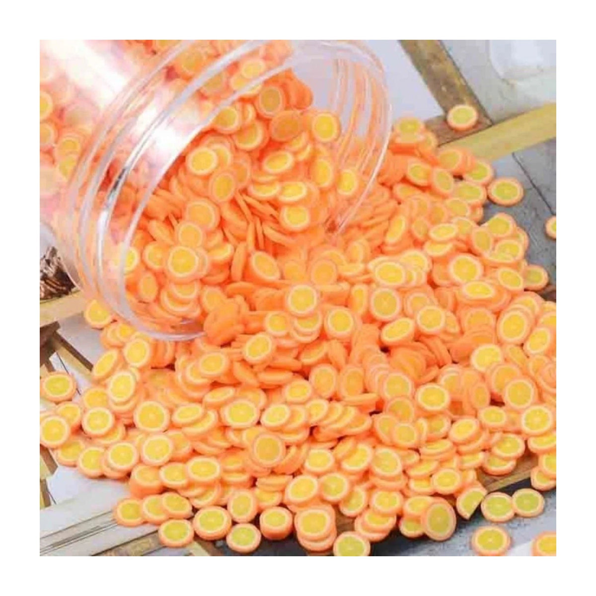 Fruit Slice Nail Art Charms 10g Mixed Variety – Oranges