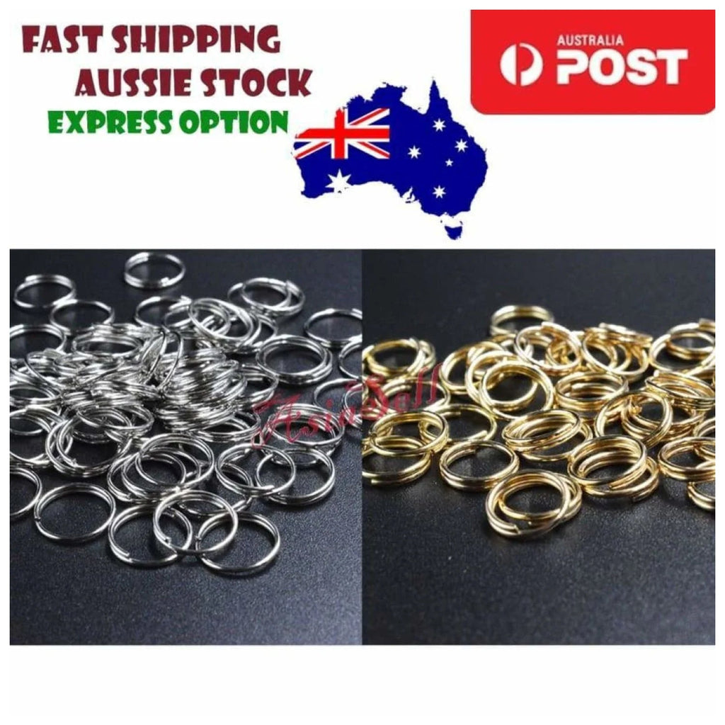 Split Key Rings Small 4mm-12mm Silver Gold – 1000pcs