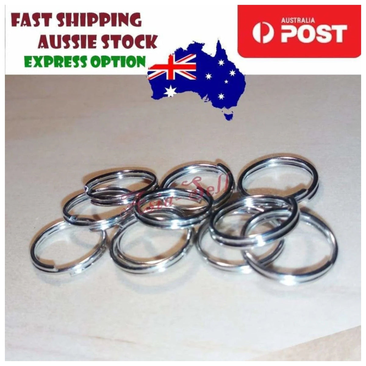 Split Key Rings Small 4mm-12mm Silver Gold – 1000pcs