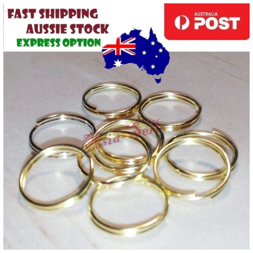 Split Key Rings Small 4mm-12mm Silver Gold – 1000pcs