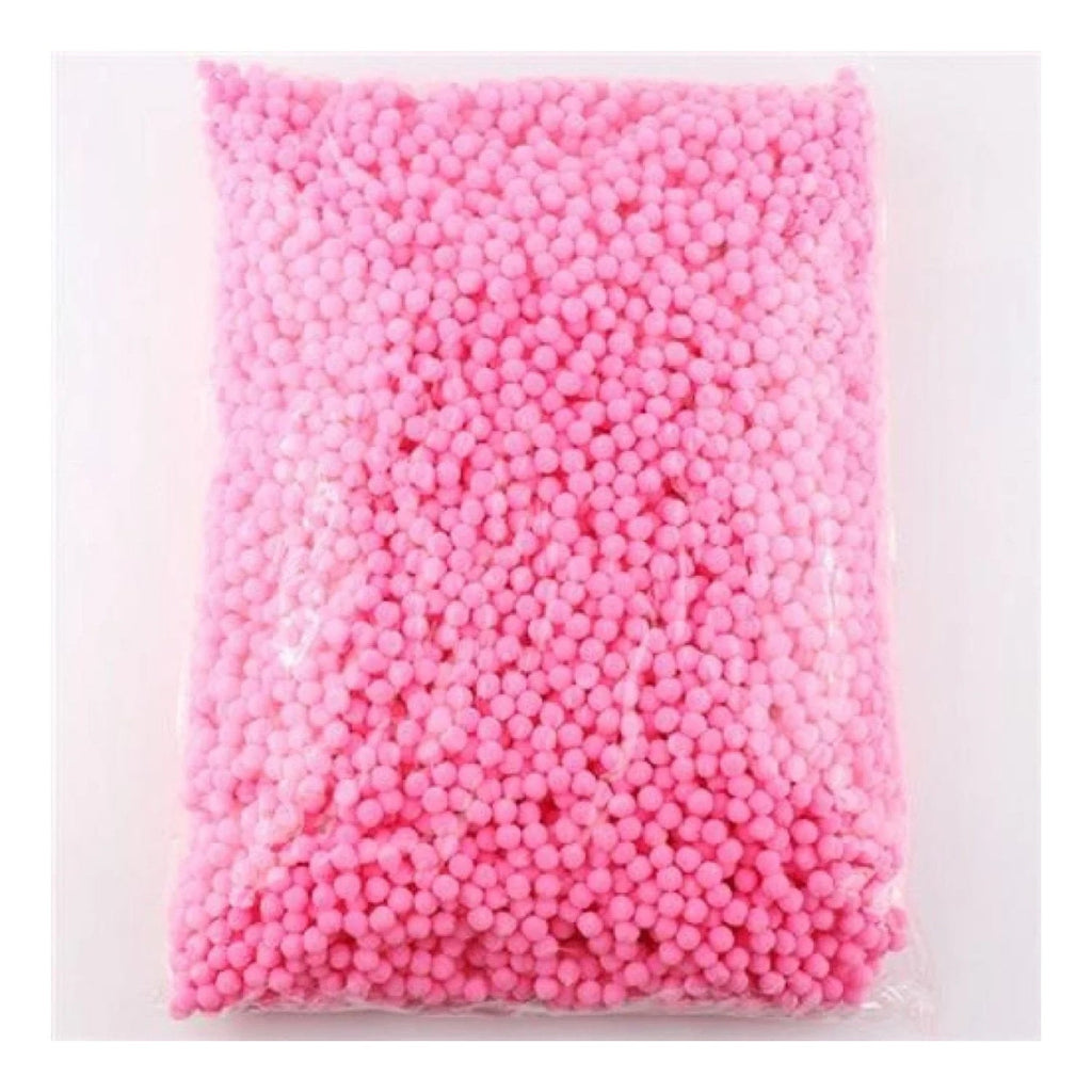 100g Pompoms 10mm Soft Fluffy Plush Balls Crafts Toys DIY Christmas Mixed - Dark Pink - Asia Sell