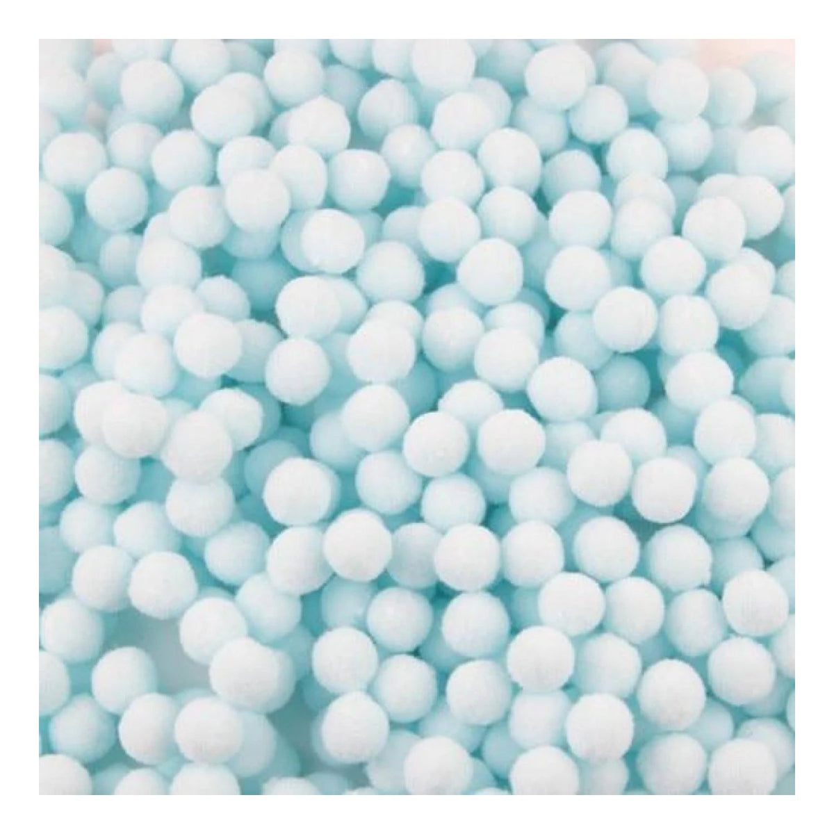 100g Pompoms 10mm Soft Fluffy Plush Balls Crafts Toys DIY Christmas Mixed - Red Orange - Asia Sell