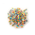 100pcs 10mm Heart Shape Striped Resin Flatback Scrapbooking Charms