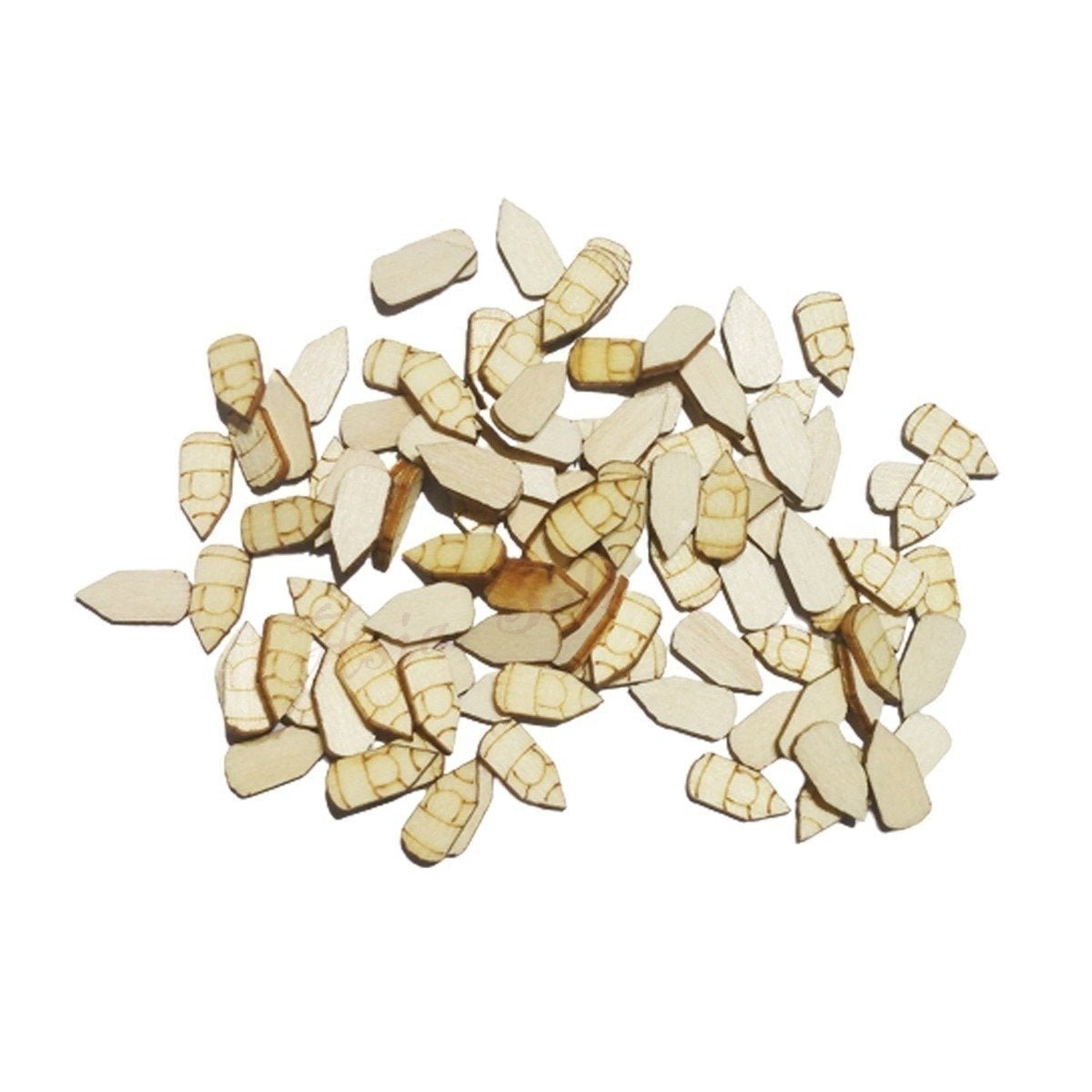 12mm Wooden Pencil Shapes – 100pcs DIY Craft Scrapbooking
