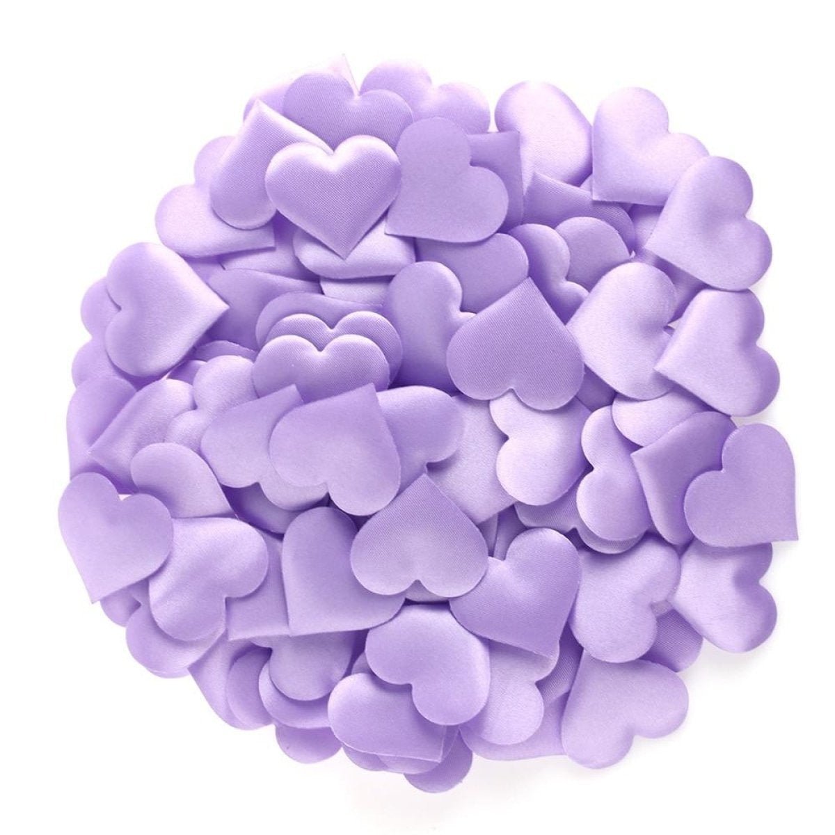 100pcs Fabric Love Heart Shape Petals Confetti