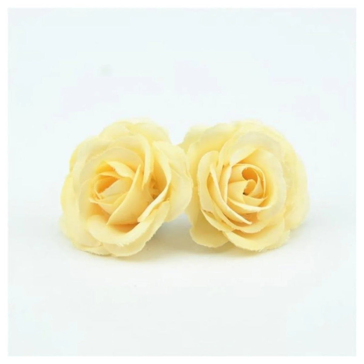 100pcs 2.5cm Mini Rose Cloth Artificial Flowers