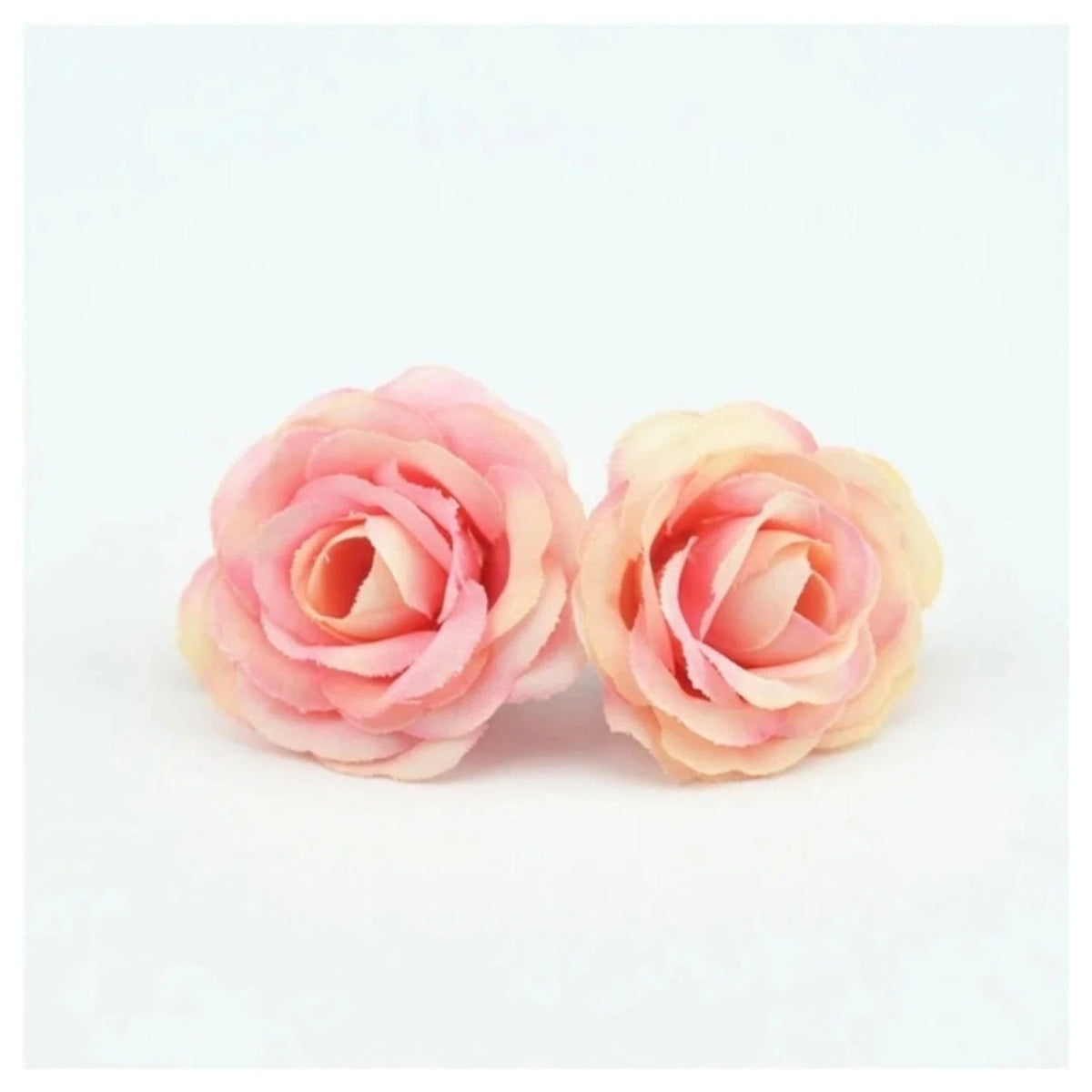 100pcs 2.5cm Mini Rose Cloth Artificial Flowers