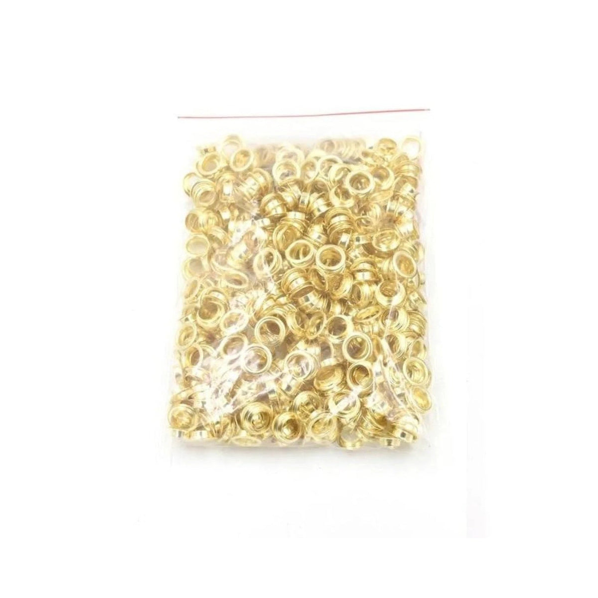 100 Metal Eyelets 1mm to 8mm â€“ Gold, Silver, Bronze or Gun Metal – 1.0mm Gold (no backings), 1.5mm Gold/Brass (no backings), 2.5mm Gold (no backings), 3.5mm Gold, 4mm Gold, 4.5mm Gold, 5mm Gold, 6mm Gold, 8mm Gold, 2.00mm Gold (no backings)