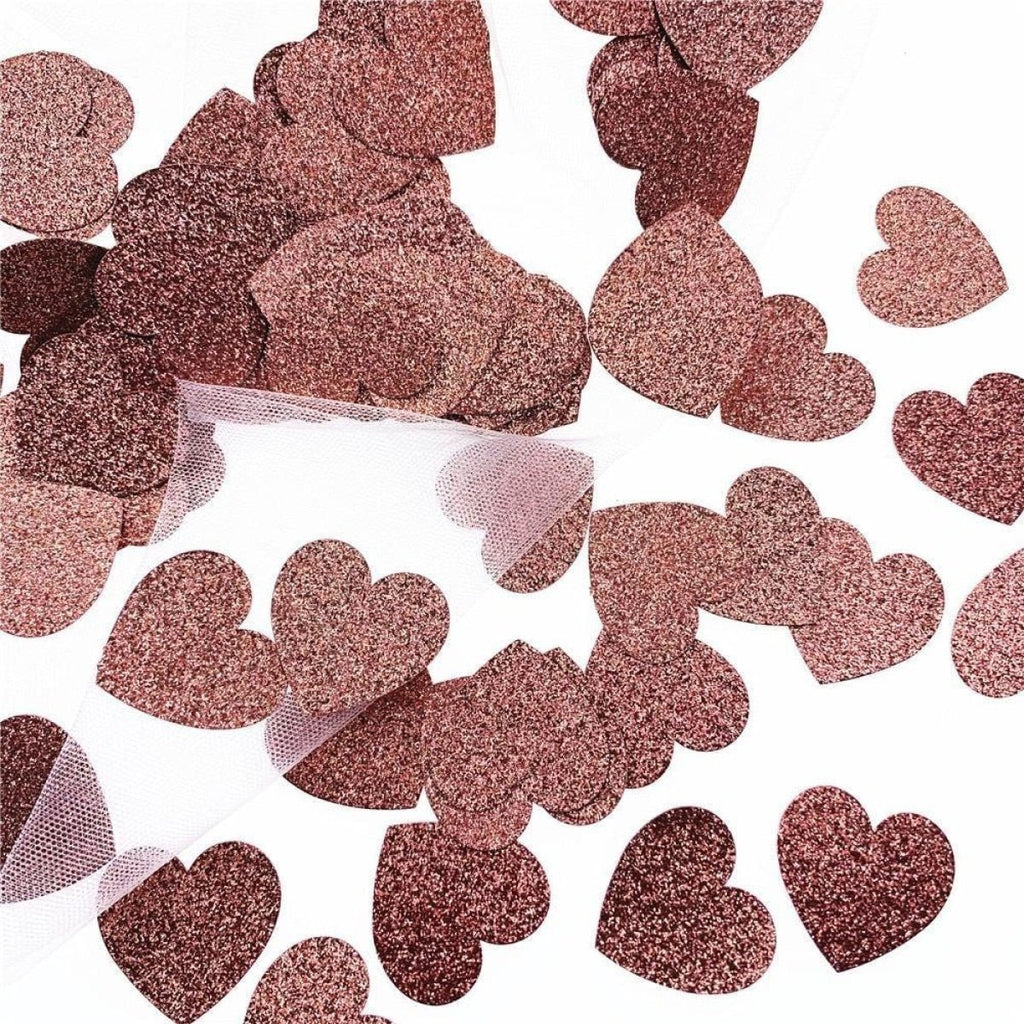 100pcs Cardboard Confetti Star Circle Heart