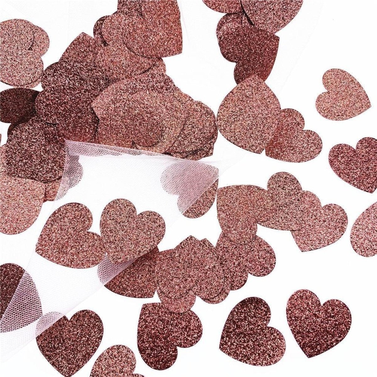 100pcs Cardboard Confetti Star Circle Heart