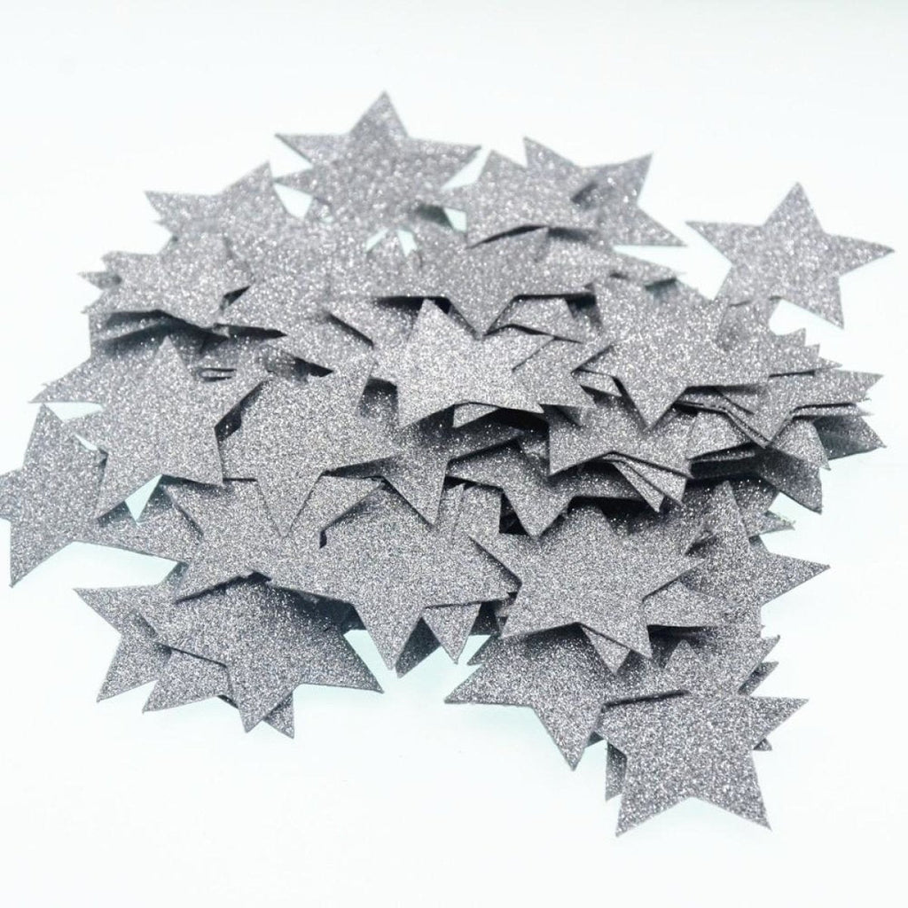 100pcs Cardboard Confetti Star Circle Heart