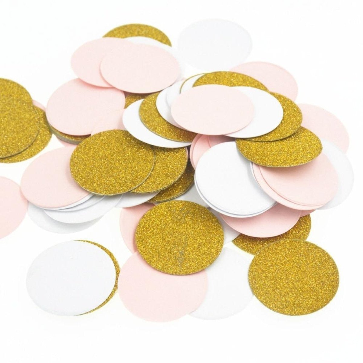 100pcs Cardboard Confetti Star Circle Heart