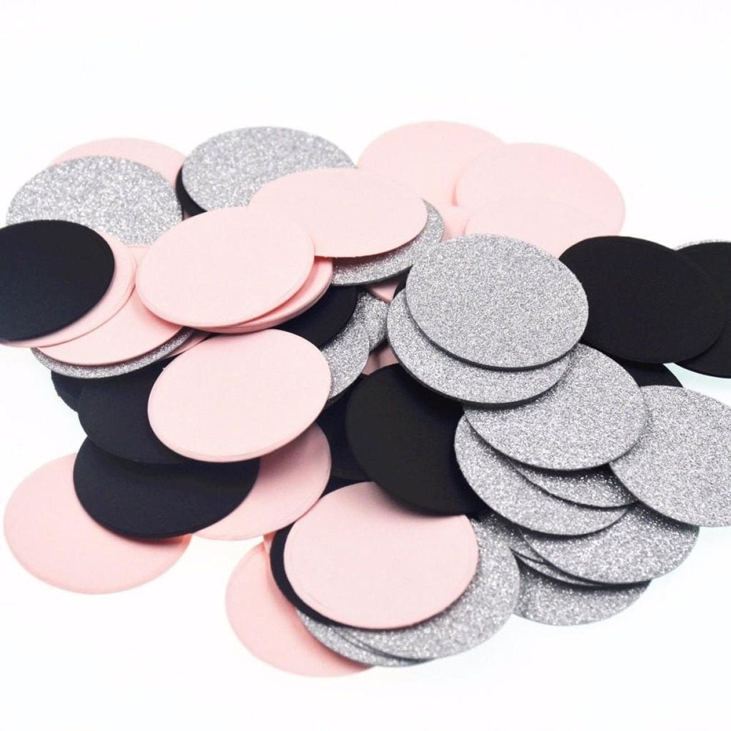 100pcs Cardboard Confetti Star Circle Heart