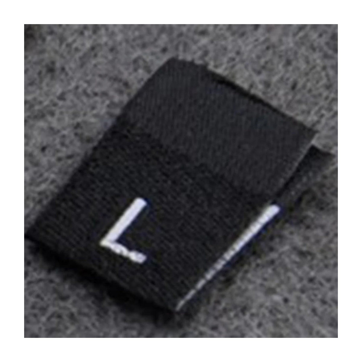 Clothing Size Label Tags 100pcs XS-4XL Black & White – L Black