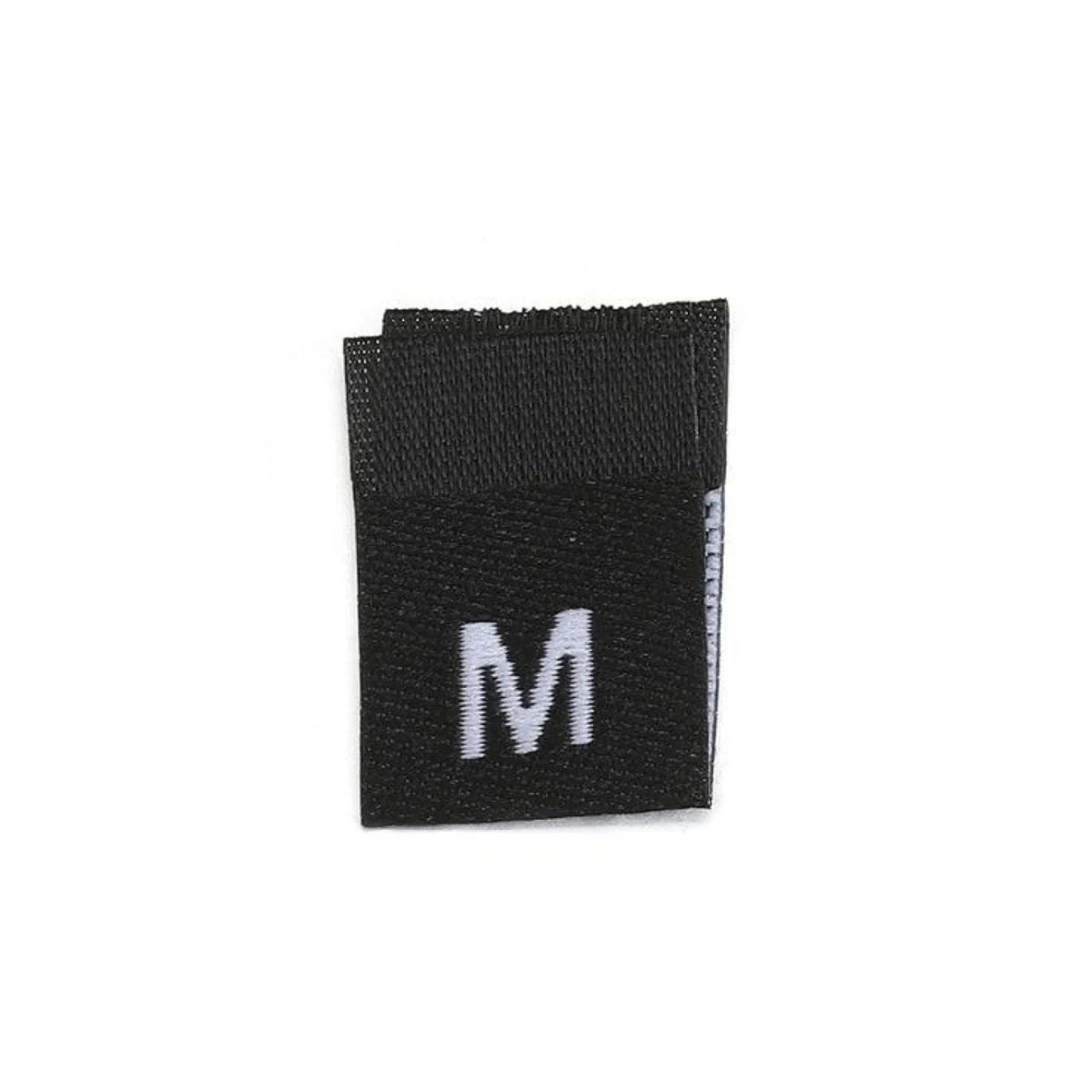 Clothing Size Label Tags 100pcs XS-4XL Black & White – M Black