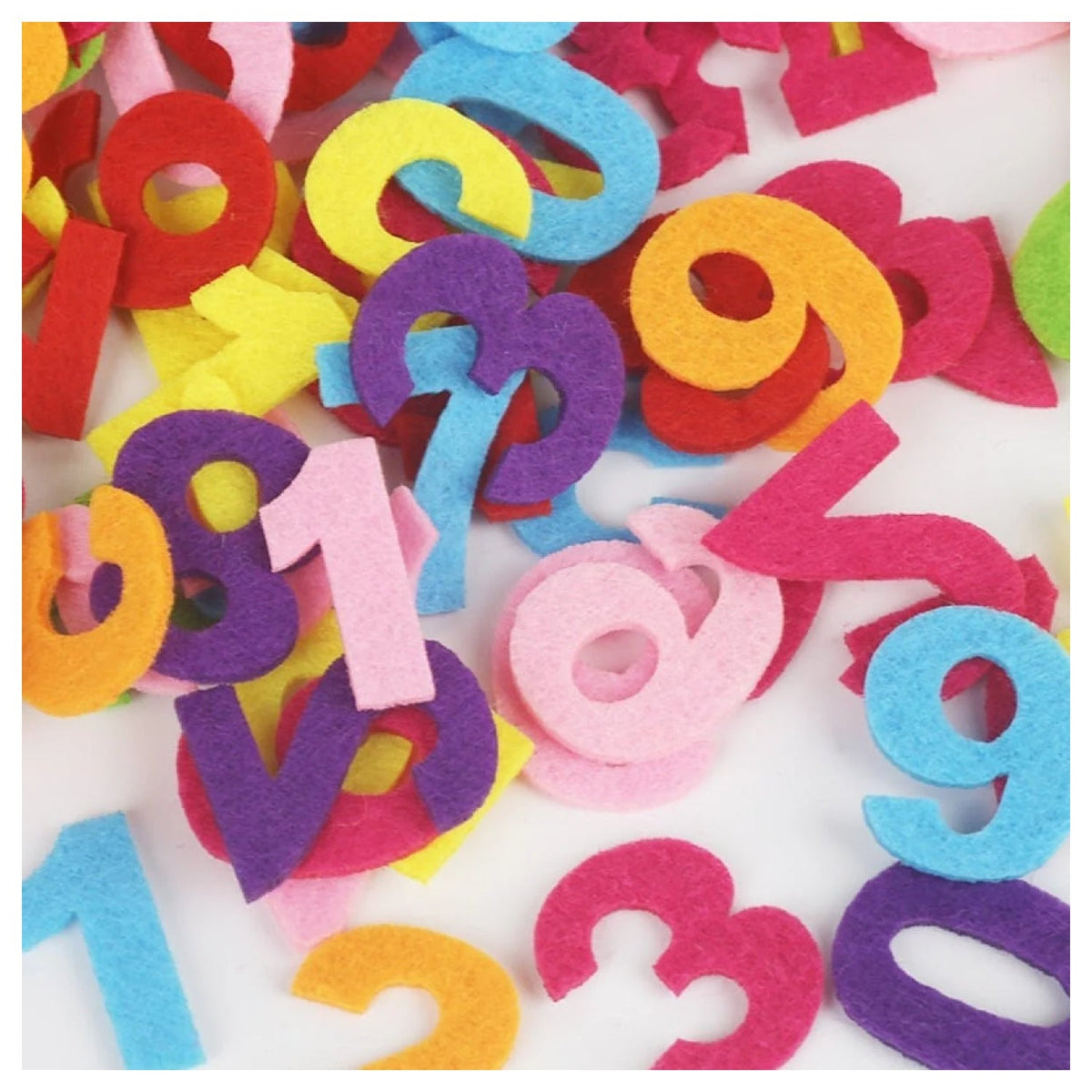 100pcs Fabric Felt Shapes Craft Patch for Sewing & Scrapbooking
