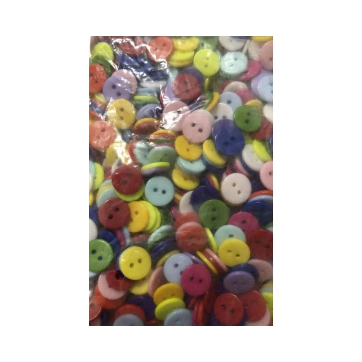 100 Mixed Resin Buttons 11mm-12.5mm – 11mm
