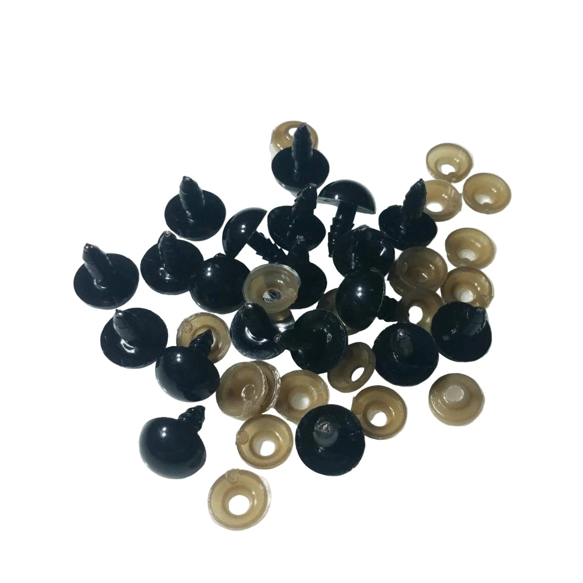 Plastic Safety Eyes 6-16mm for Teddy Bears and Dolls
