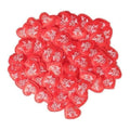 100pcs RED Fabric Hearts 3.6x3.2cm Wedding Confetti