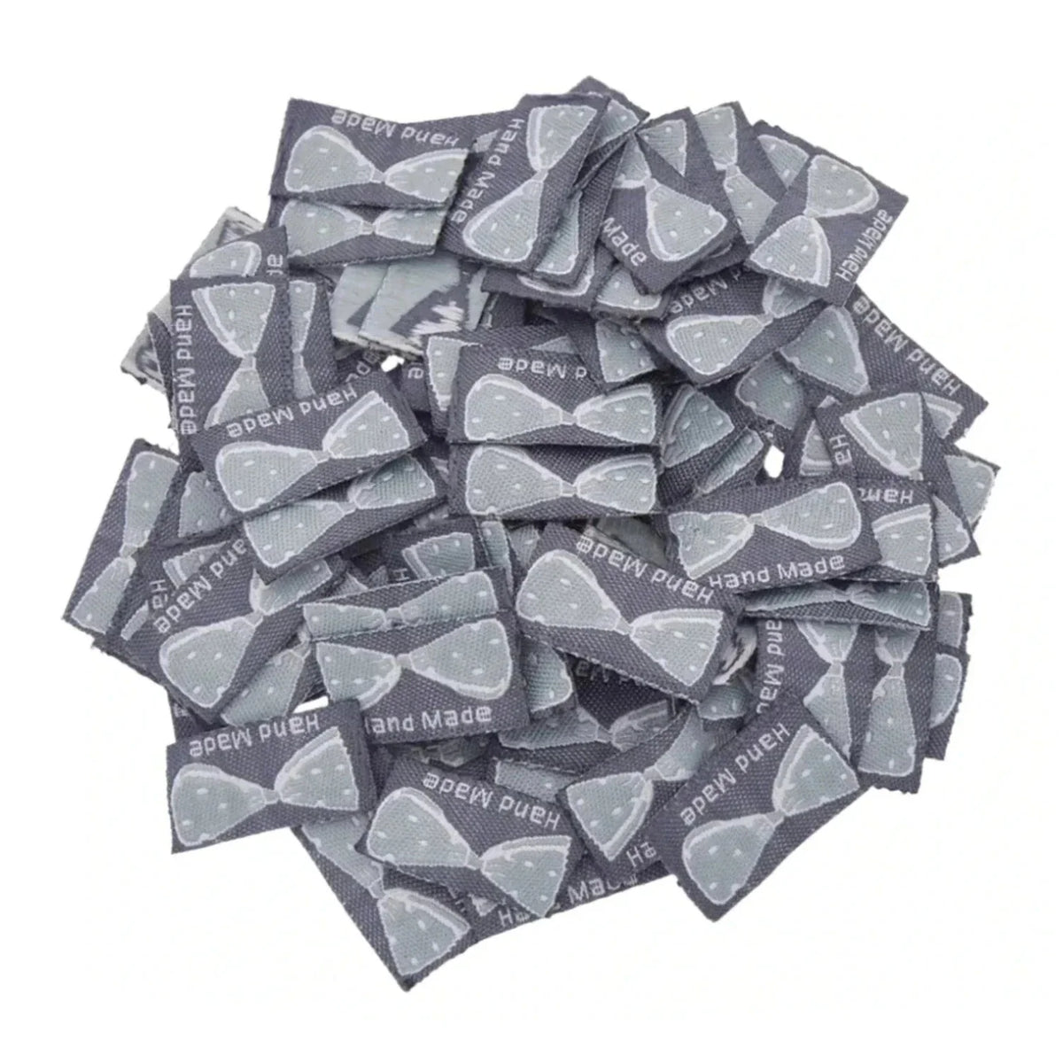 100pcs Garment Sewing Labels for DIY Clothing Tags – Dark
